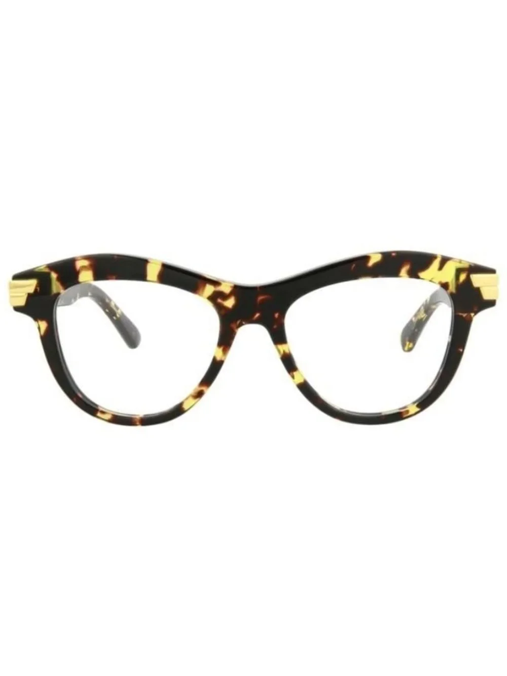 New Bottega Veneta Womens Cat Eye Havana Havana Transparent Fashion Designer Eye